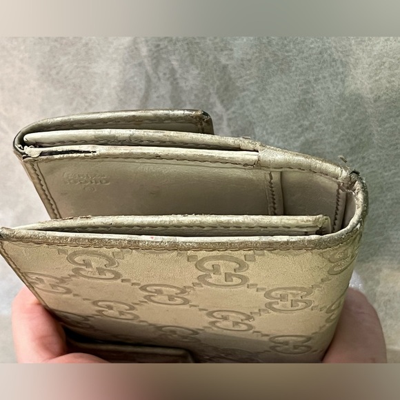 AUTHENTIC VINTAGE GUCCI GUCCISSIMA LEATHER BI-FOLD LONG WALLET - GG MONOGRAM - Picture 4 of 15
